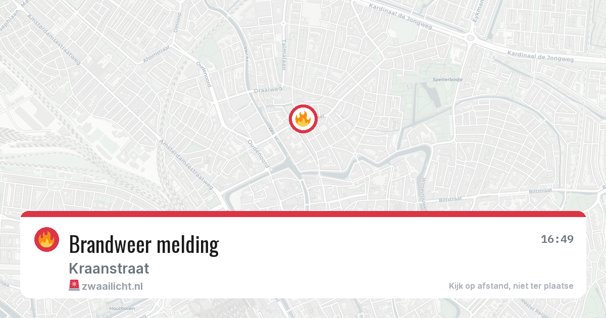 Brandweer melding — 18 jun 2026