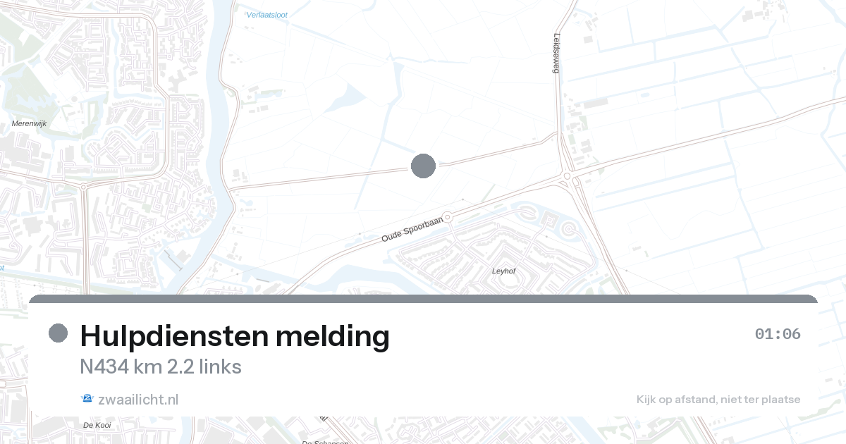 Hulpdiensten melding — 1 feb 2026 | 🚨 Zwaailicht.nl