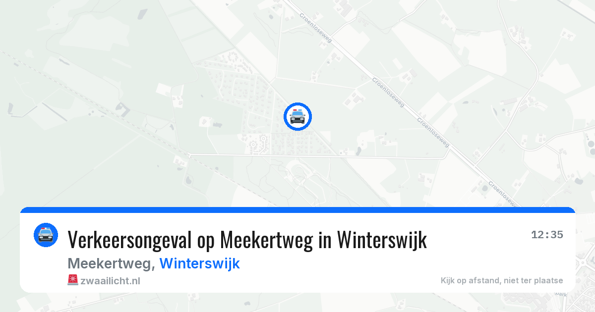Verkeersongeval op Meekertweg in Winterswijk — 23 mei 2026