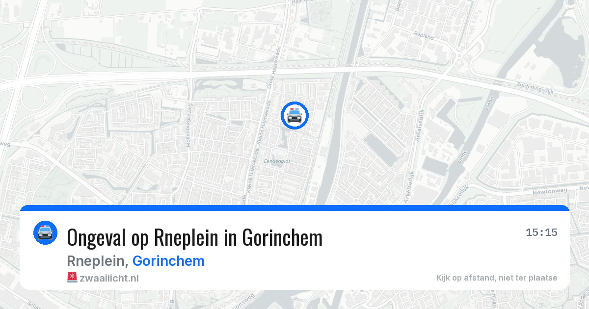 Ongeval op Rneplein in Gorinchem — 30 jun 2026