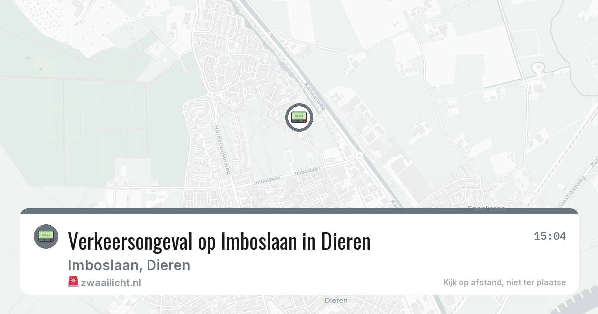 Verkeersongeval op Imboslaan in Dieren — 20 mei 2026