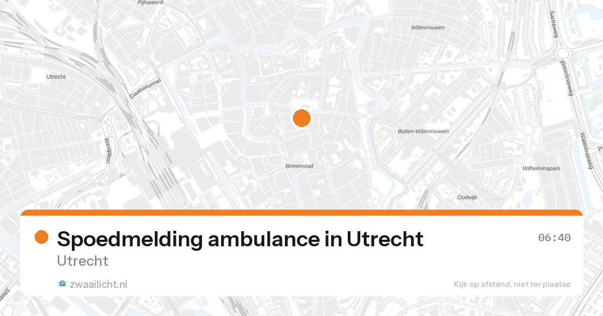 Spoedmelding ambulance in Utrecht — 7 feb 2026
