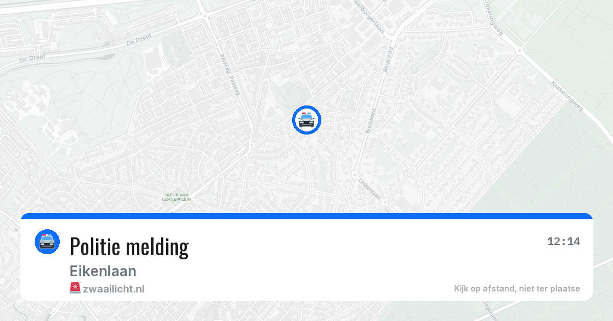 Politie melding — 21 jun 2026