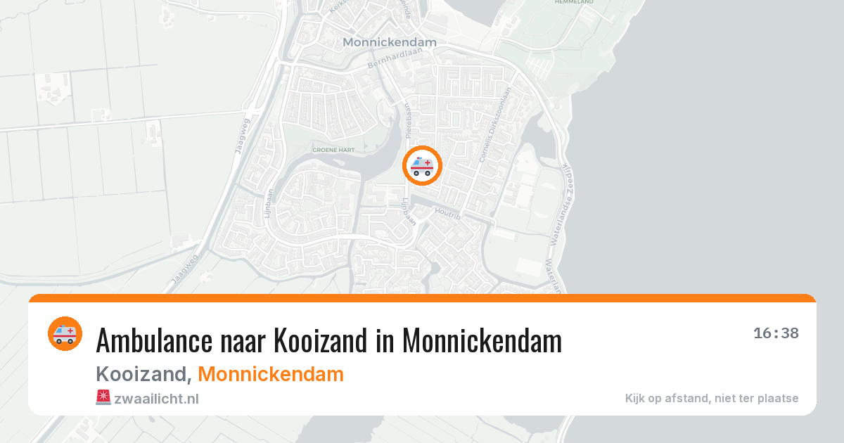 Ambulance naar Kooizand in Monnickendam — 10 mrt 2026
