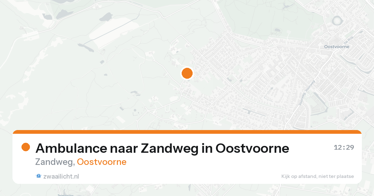 Ambulance naar Zandweg in Oostvoorne — 15 jul 2026