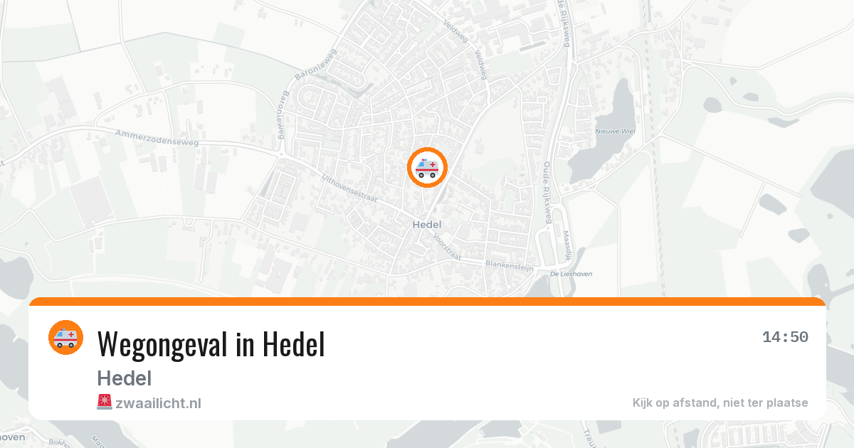 Wegongeval in Hedel — 17 jun 2026
