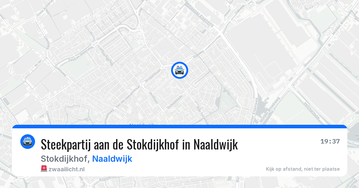 Steekpartij aan de Stokdijkhof in Naaldwijk — 3 aug 2026