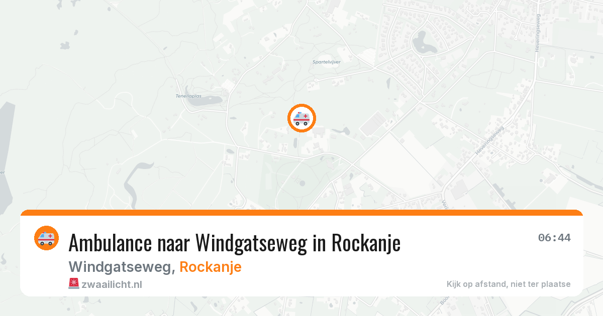 Ambulance naar Windgatseweg in Rockanje — 9 feb 2026