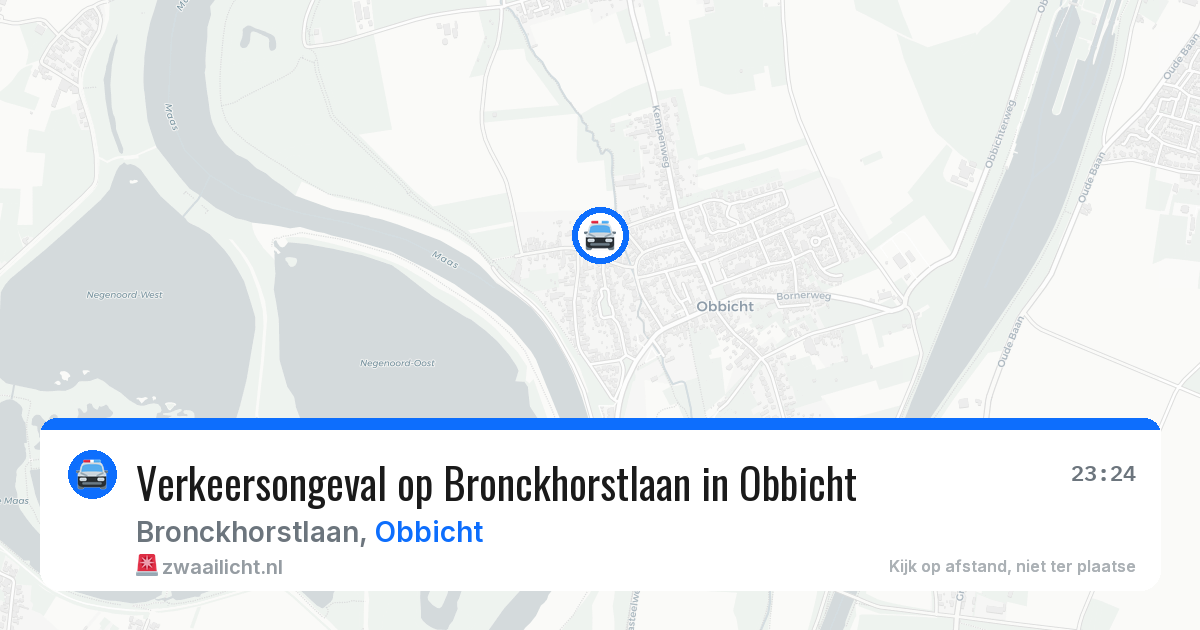 Verkeersongeval op Bronckhorstlaan in Obbicht — 21 jun 2026