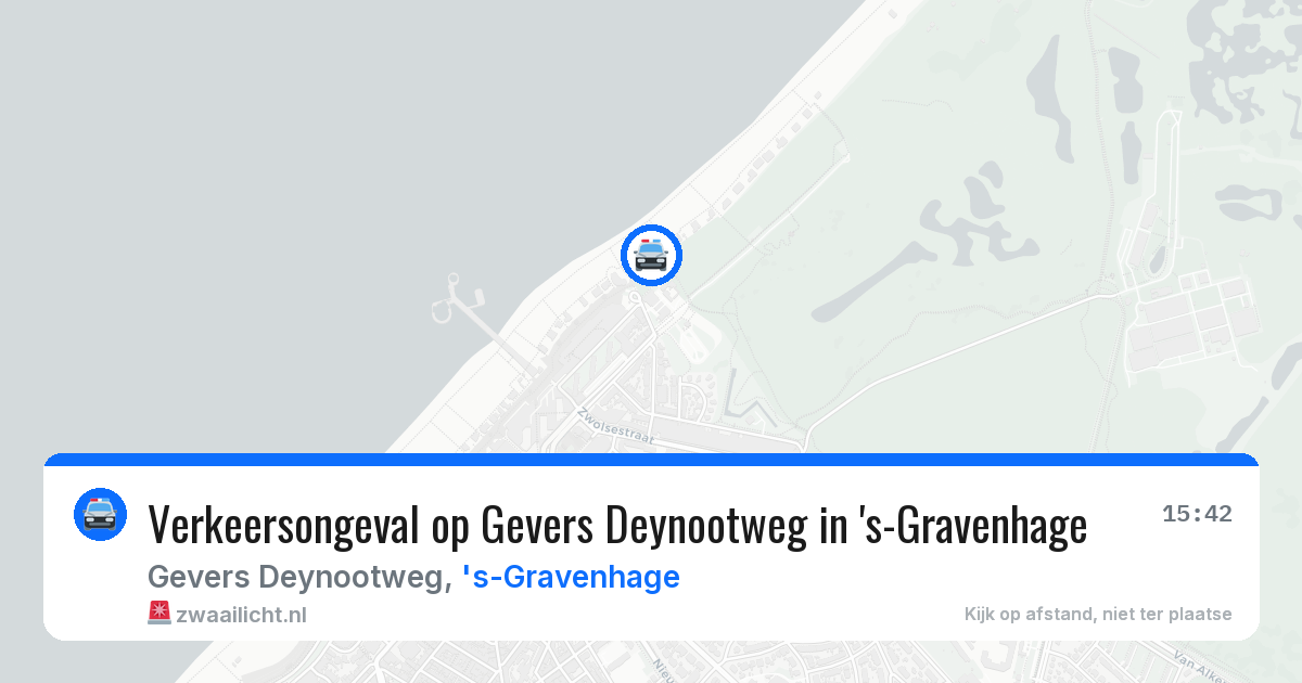 Verkeersongeval op Gevers Deynootweg in 's-Gravenhage — 5 jul 2026