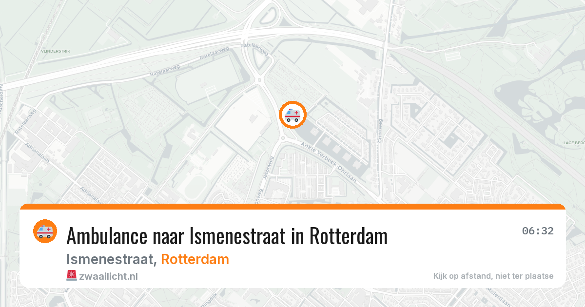 Ambulance naar Ismenestraat in Rotterdam — 26 jun 2026