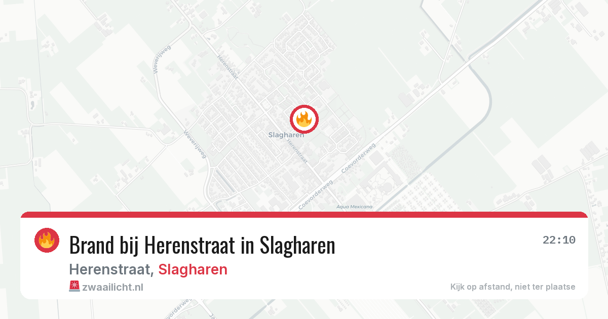 Brand bij Herenstraat in Slagharen — 1 jul 2026