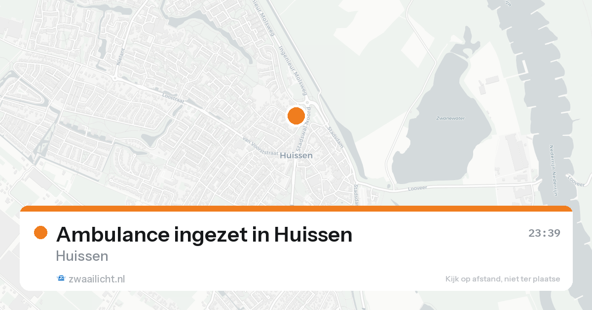 Ambulance ingezet in Huissen — 30 jan 2026