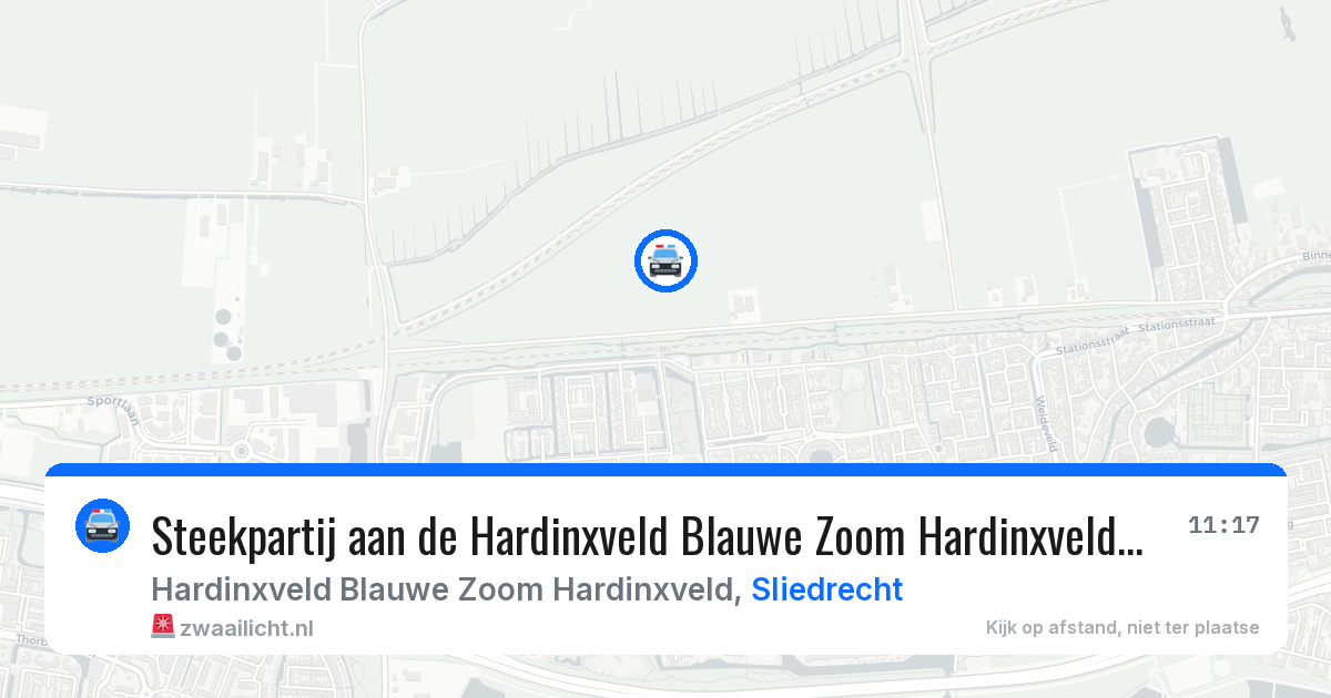 Steekpartij aan de Hardinxveld Blauwe Zoom Hardinxveld in Sliedrecht — 9 aug 2026