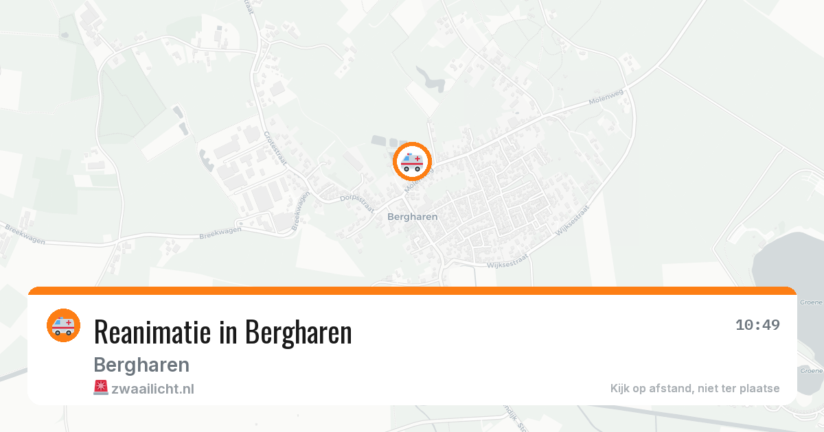 Reanimatie in Bergharen — 3 jul 2026