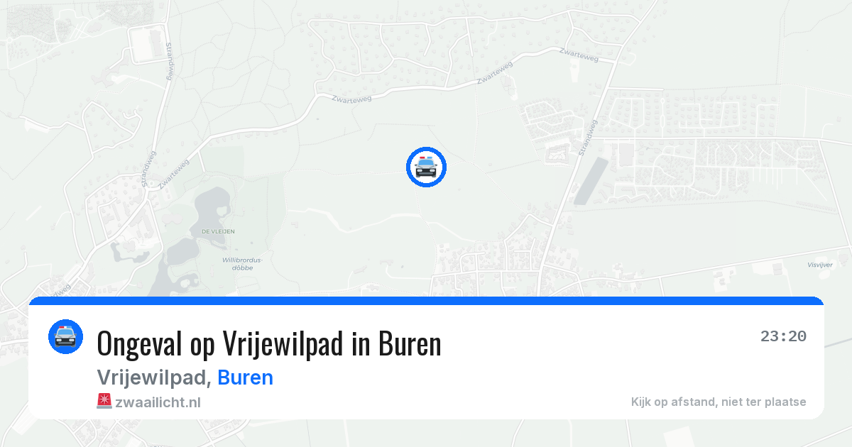 Ongeval op Vrijewilpad in Buren — 26 jun 2026