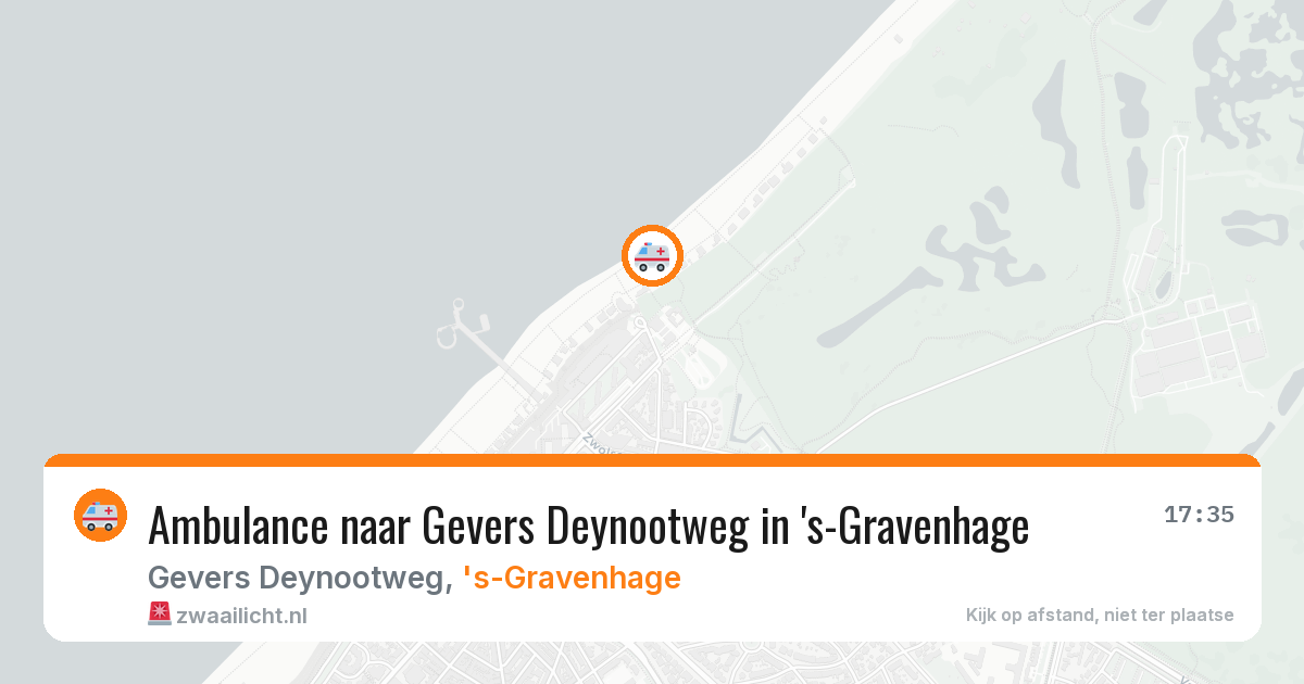Ambulance naar Gevers Deynootweg in 's-Gravenhage — 28 jul 2026