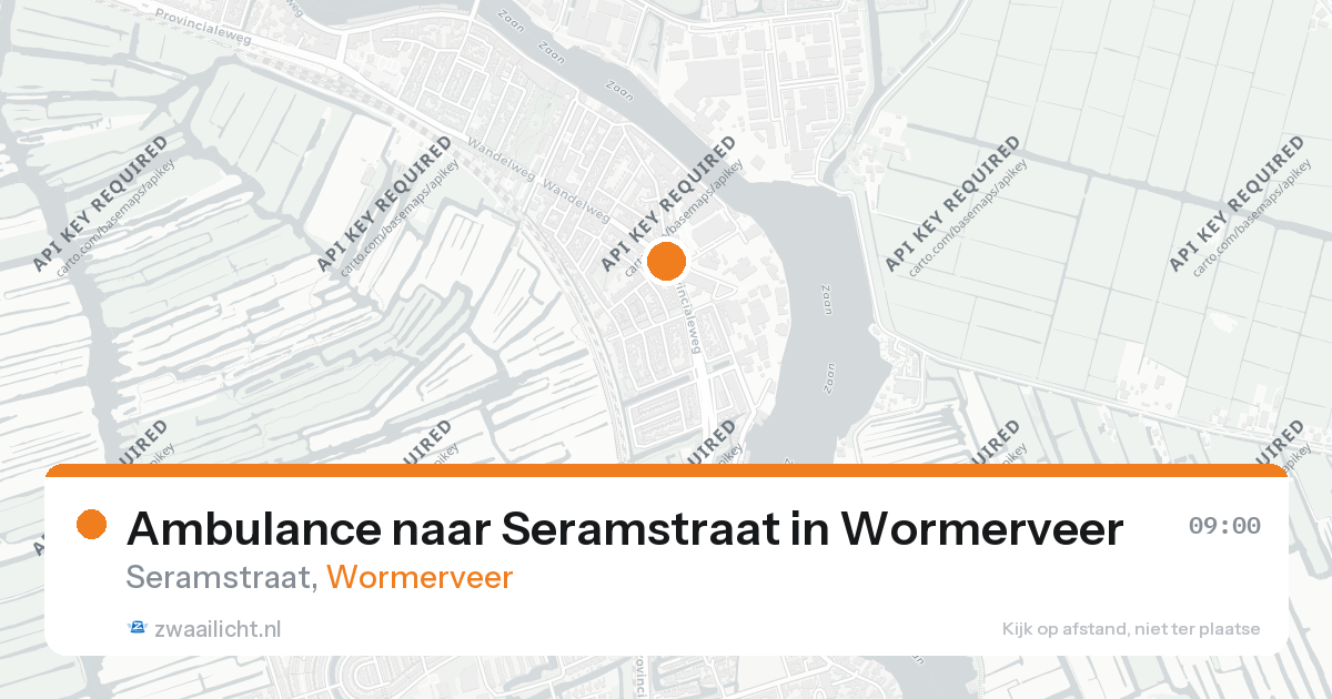 Ambulance naar Seramstraat in Wormerveer — 19 jul 2026