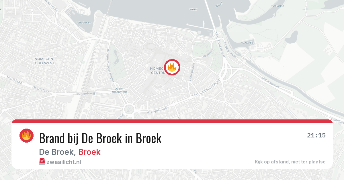 Brand bij De Broek in Broek — 21 jun 2026