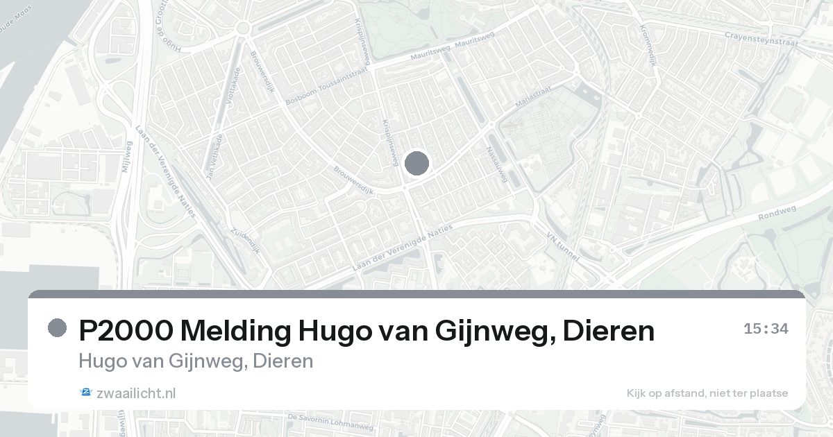 P2000 Melding Hugo van Gijnweg, Dieren — 7 feb 2026
