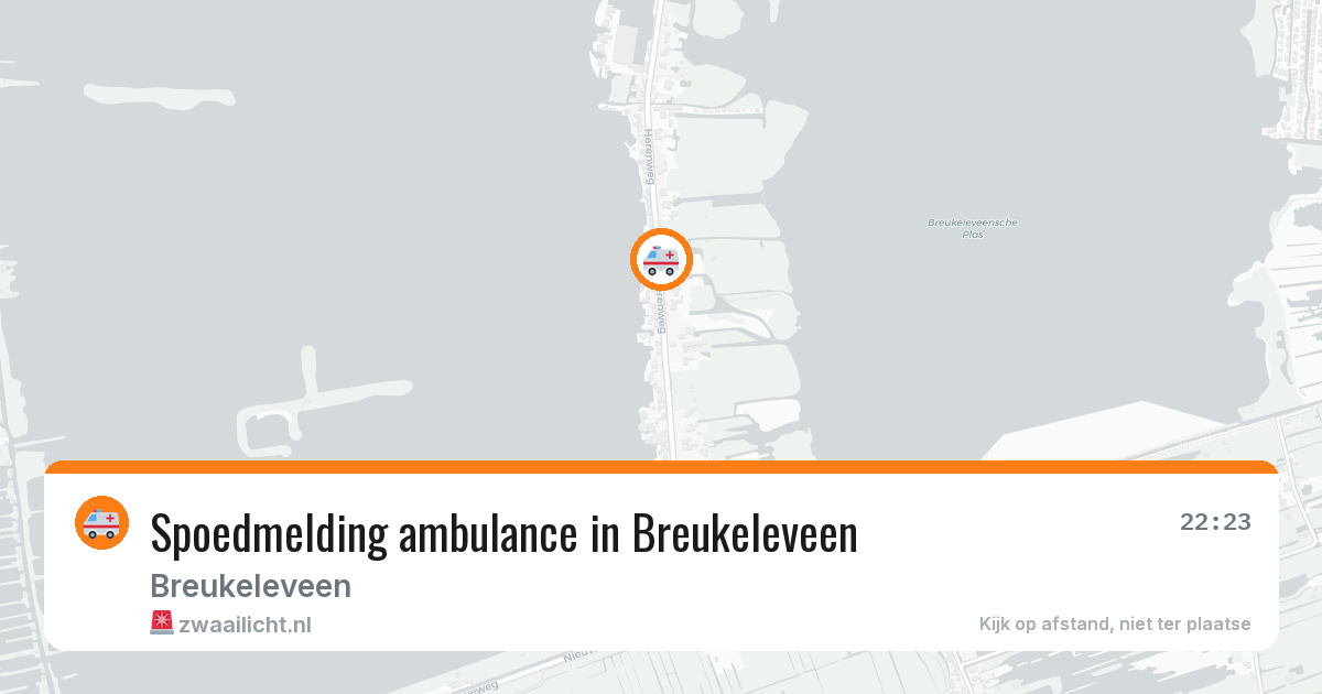 Spoedmelding ambulance in Breukeleveen — 28 jun 2026