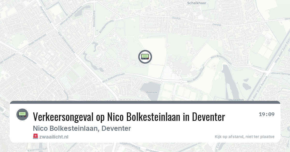 Verkeersongeval op Nico Bolkesteinlaan in Deventer — 28 jul 2026