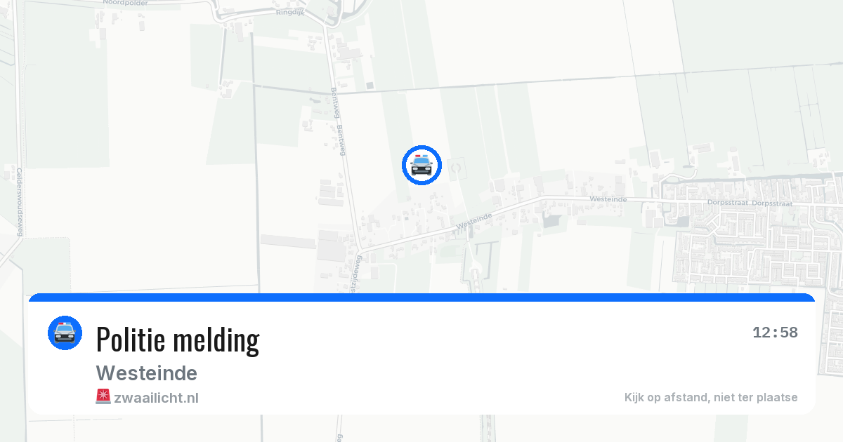 Politie melding — 9 mei 2026