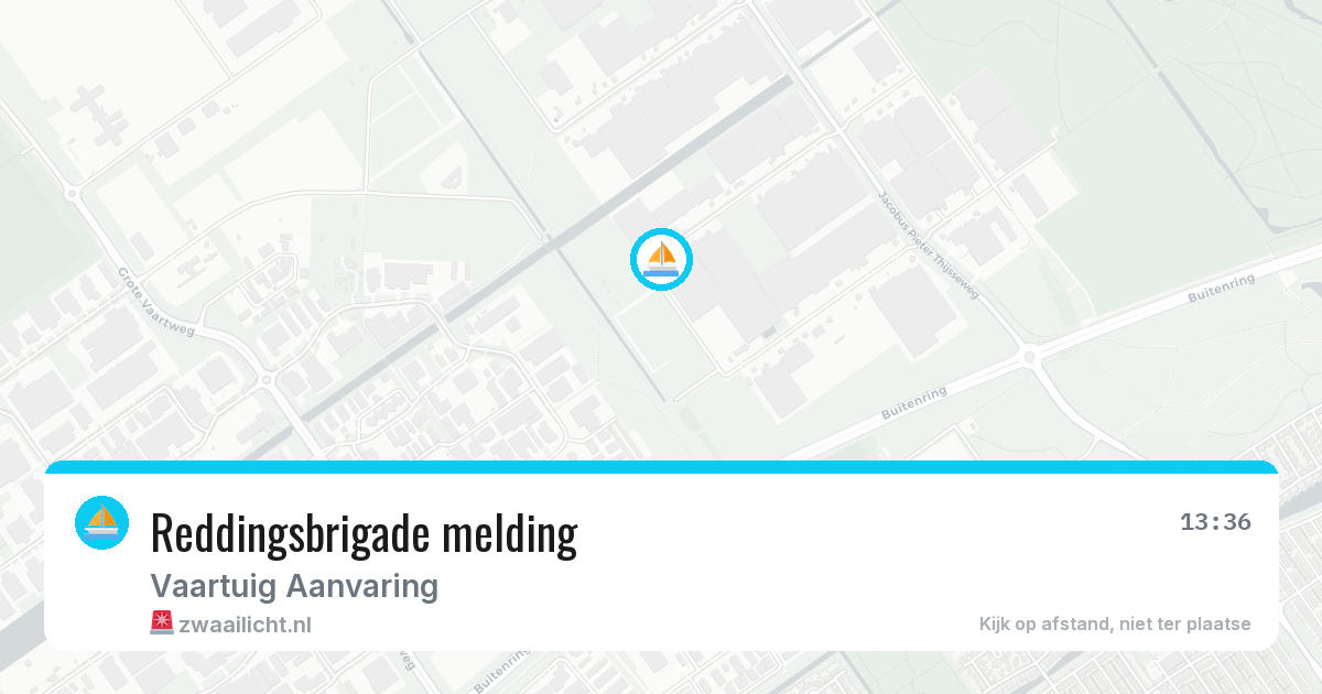 Reddingsbrigade melding — 18 jun 2026