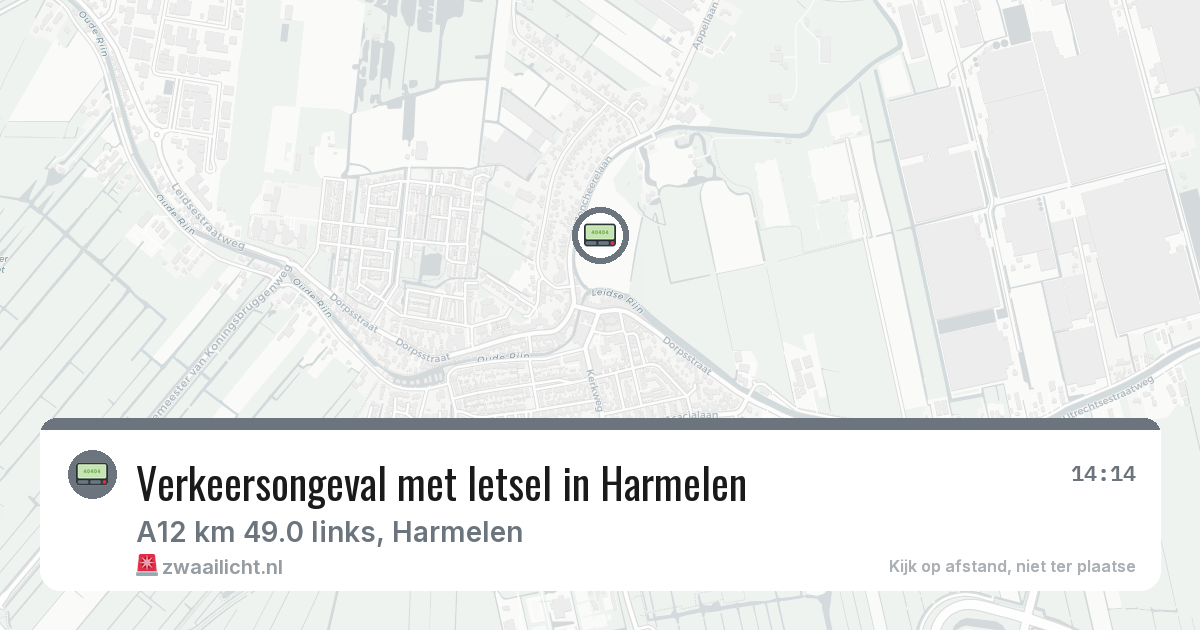 Verkeersongeval met letsel in Harmelen — 3 feb 2026