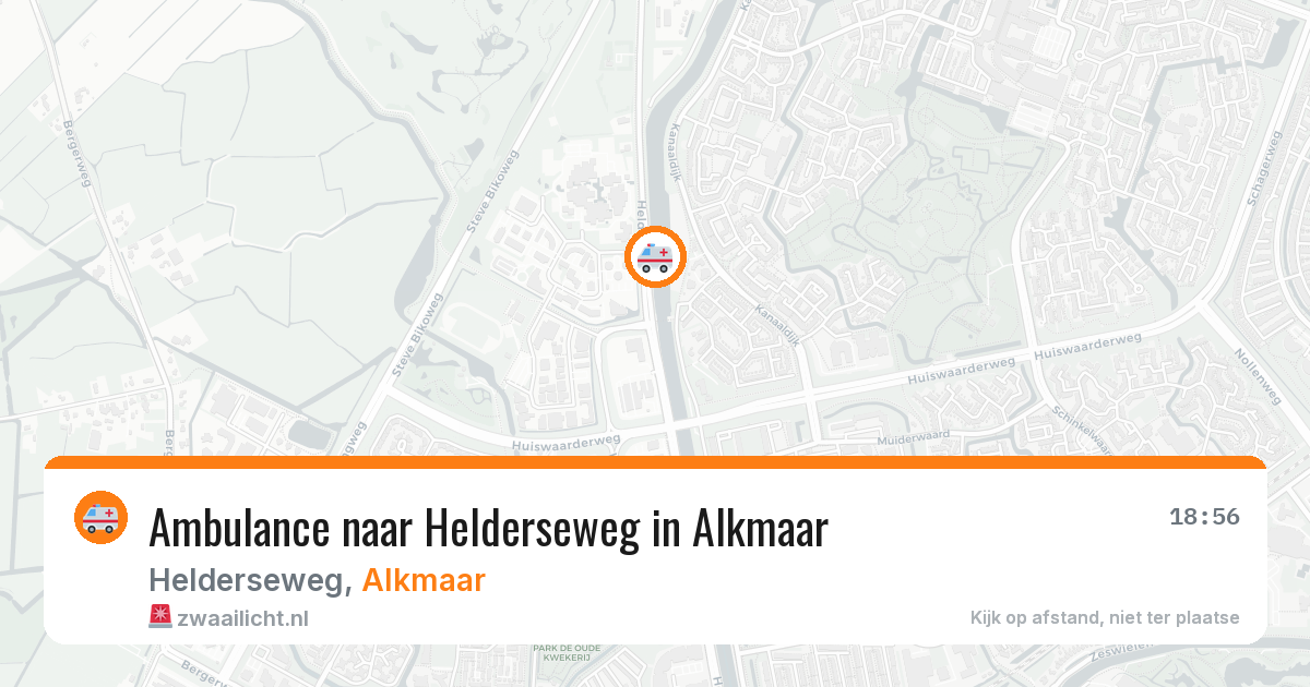 Ambulance naar Helderseweg in Alkmaar — 12 jul 2026
