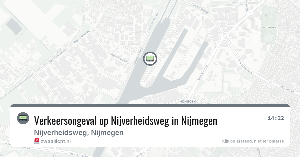 Verkeersongeval op Nijverheidsweg in Nijmegen — 28 jun 2026
