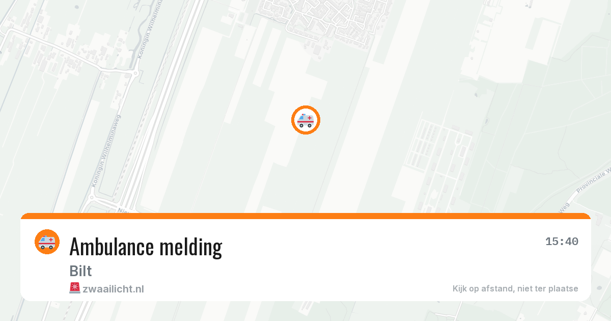 Ambulance melding — 27 jun 2026