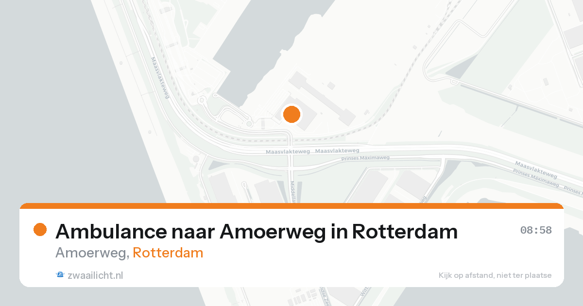 Ambulance naar Amoerweg in Rotterdam — 30 jun 2026