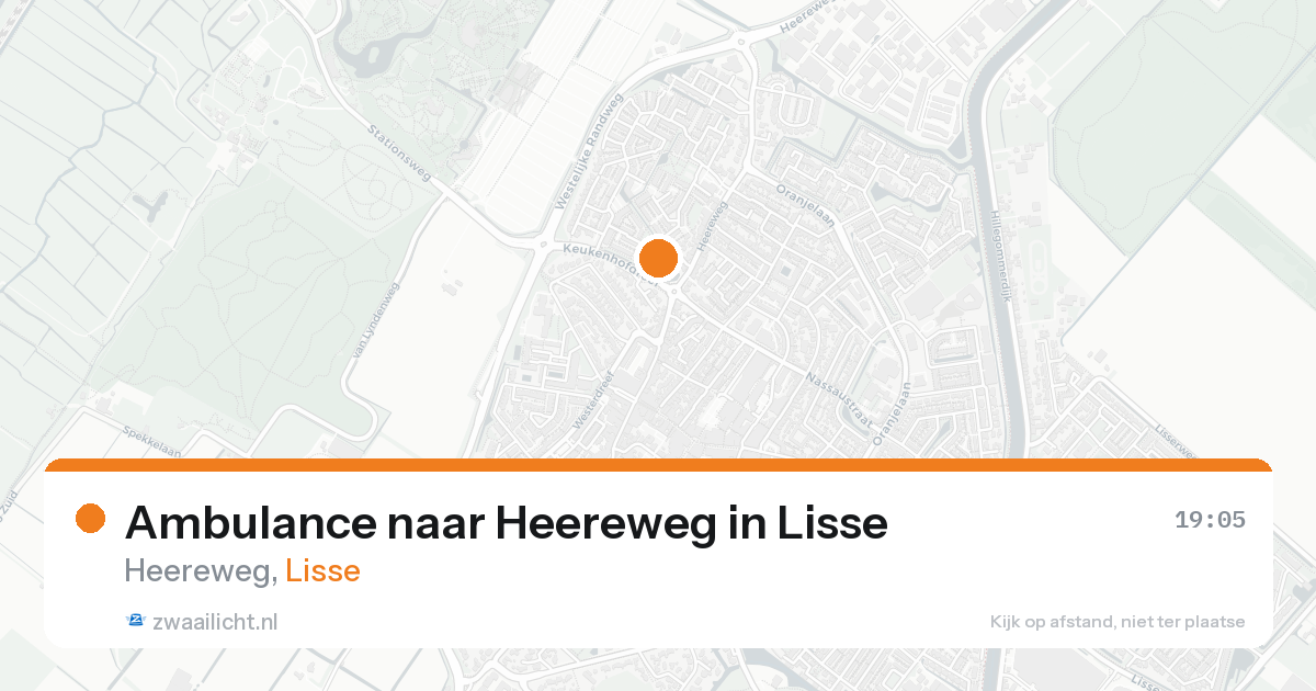 Ambulance naar Heereweg in Lisse — 31 jan 2026