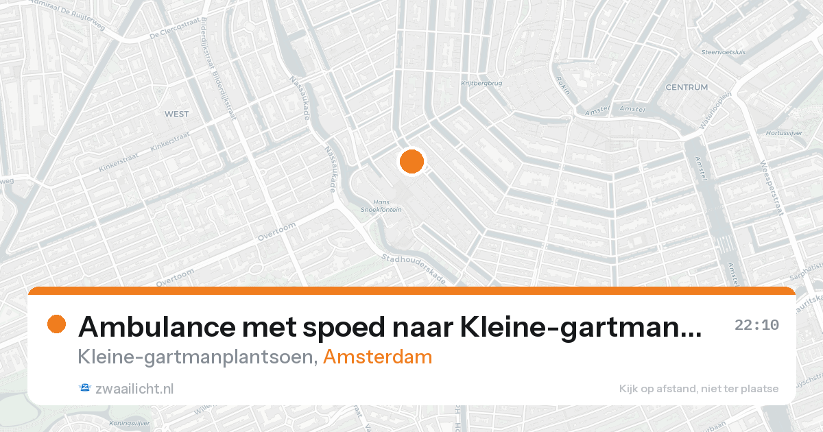 Ambulance met spoed naar Kleine-gartmanplantsoen in Amsterdam — 7 feb 2026