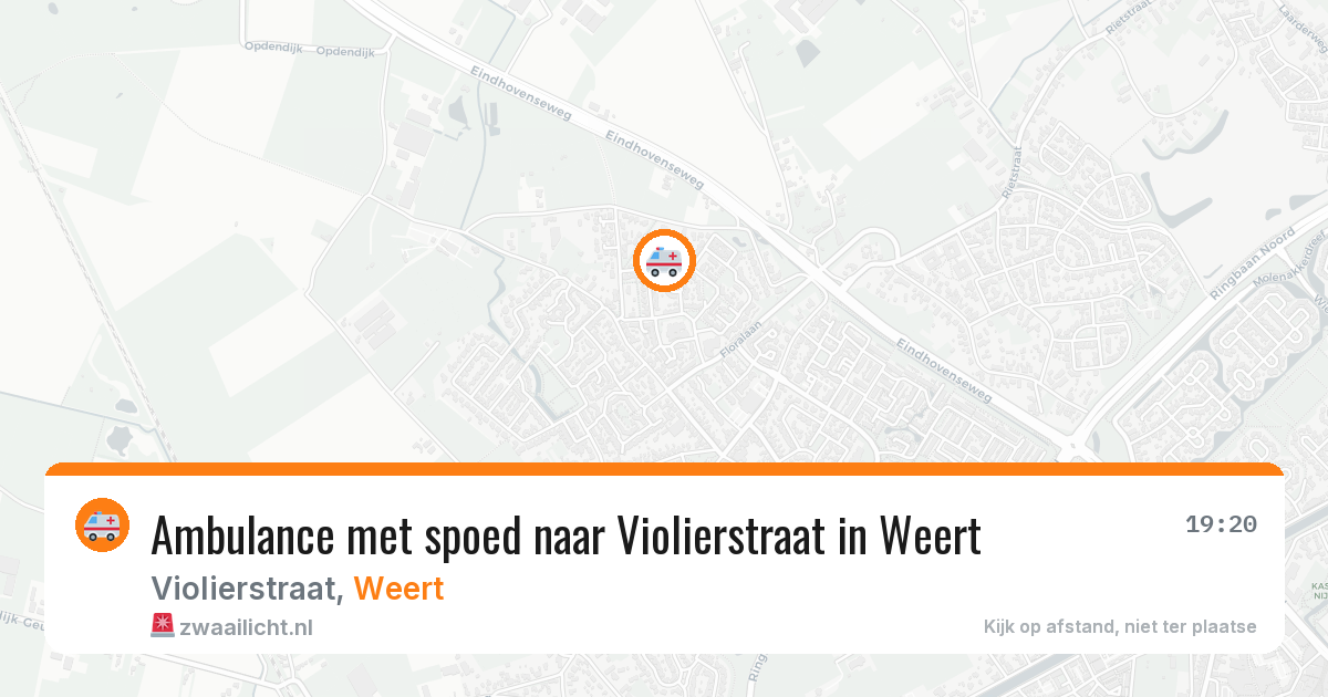 Ambulance met spoed naar Violierstraat in Weert — 18 jan 2026