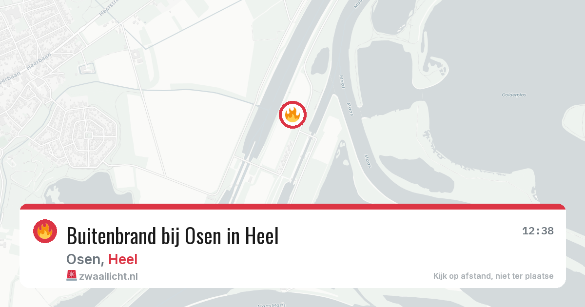Buitenbrand bij Osen in Heel — 29 jul 2026