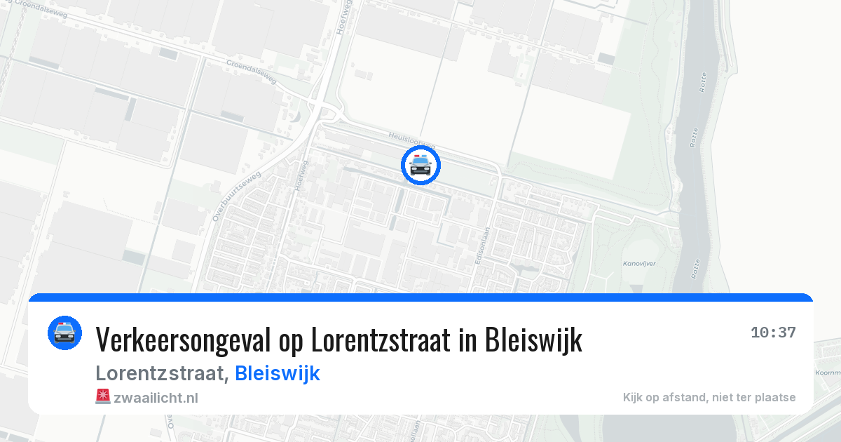 Verkeersongeval op Lorentzstraat in Bleiswijk — 23 apr 2026