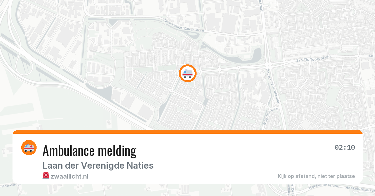 Ambulance melding — 22 mei 2026