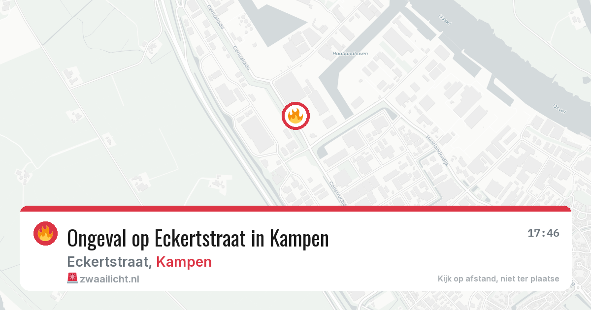 Ongeval op Eckertstraat in Kampen — 31 jul 2026