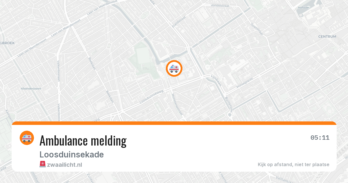 Ambulance melding — 5 jul 2026