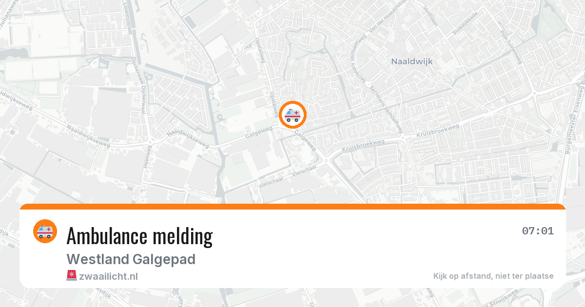 Ambulance melding — 9 feb 2026