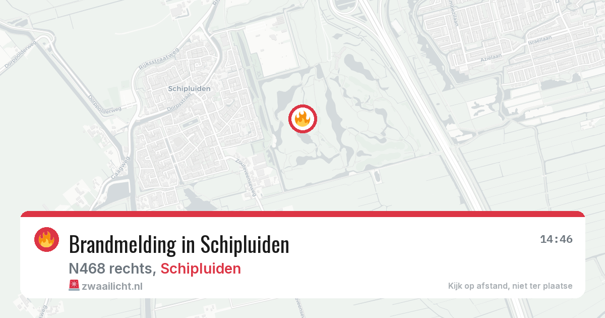 Brandmelding in Schipluiden — 12 aug 2026