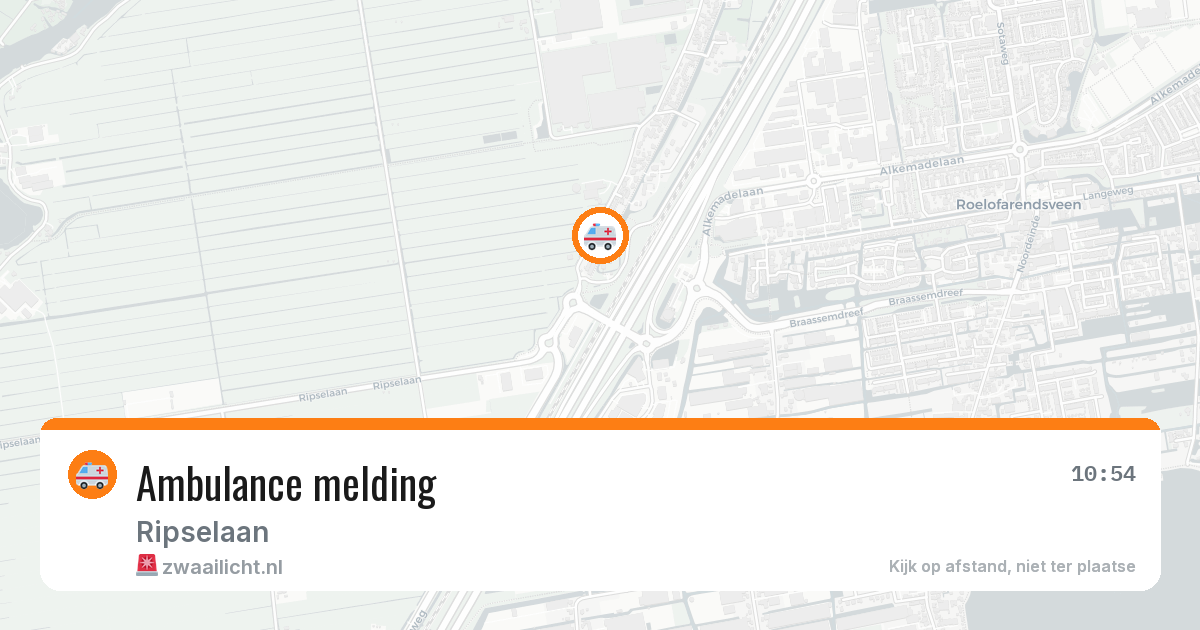Ambulance melding — 23 feb 2026