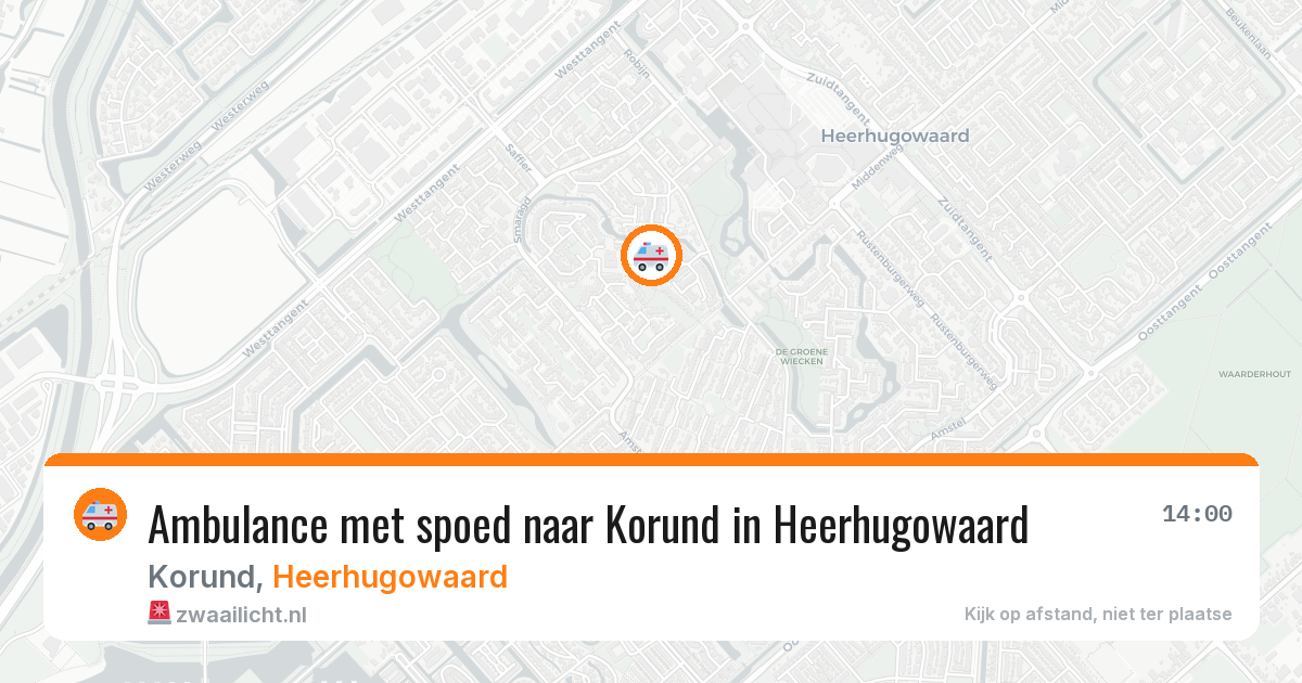 Ambulance met spoed naar Korund in Heerhugowaard — 27 jun 2026