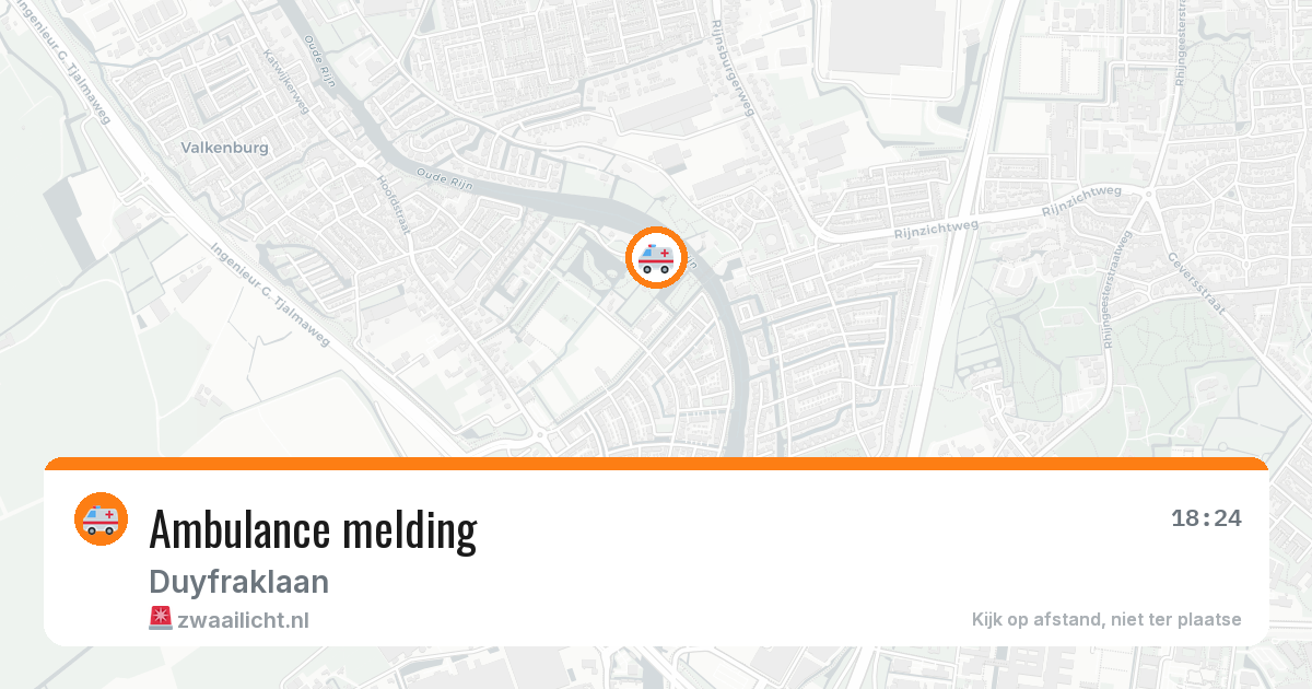 Ambulance melding — 31 mei 2026