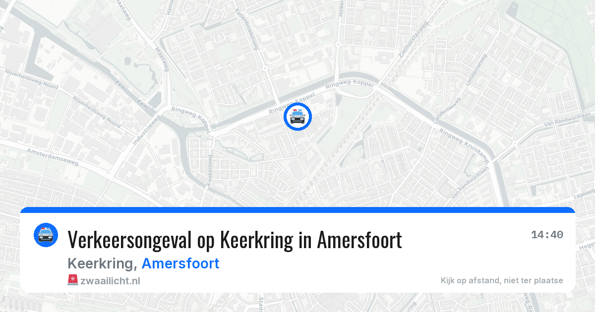 Verkeersongeval op Keerkring in Amersfoort — 22 mei 2026
