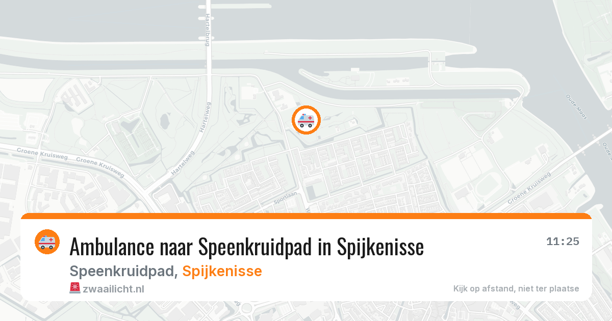 Ambulance naar Speenkruidpad in Spijkenisse — 14 jun 2026