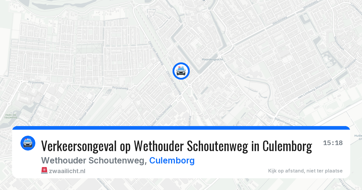 Verkeersongeval op Wethouder Schoutenweg in Culemborg — 4 jun 2026