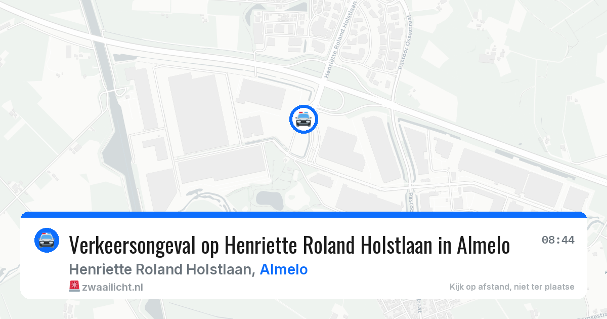 Verkeersongeval op Henriette Roland Holstlaan in Almelo — 17 mrt 2026